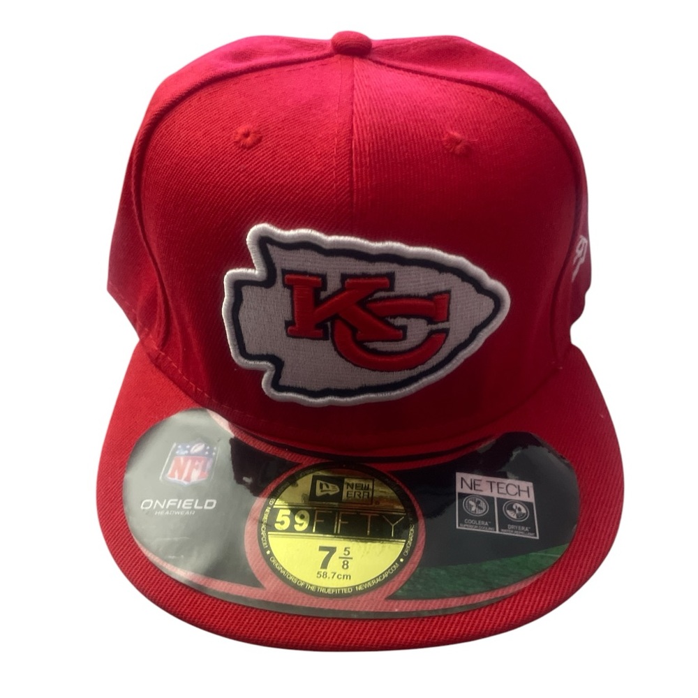 New Era Red Kansas City Chiefs Cap size 7 5/8